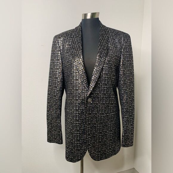 Metallic Tweed Jacket
